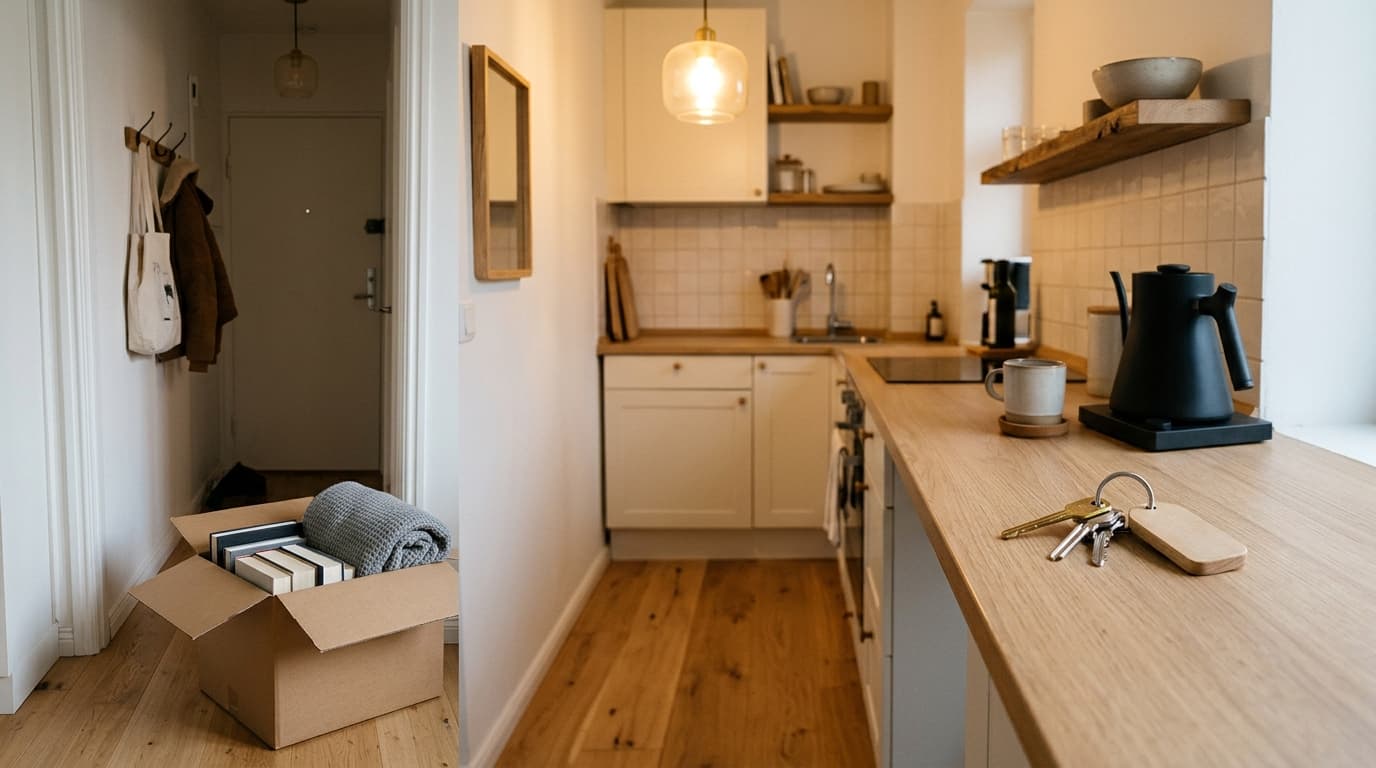 Muuttopäivä ja uuden sähkösopimuksen tilaaminen